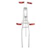 Adjustable Fishing Rod Double Pole Bracket Foldable Tool Standing Holder