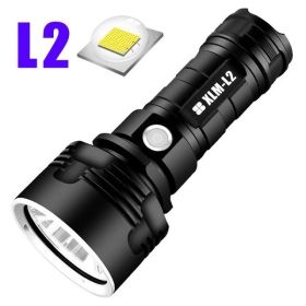 Model: L2, style: Double battery - Rechargeable Super Bright LED Outdoor Xenon Lamp