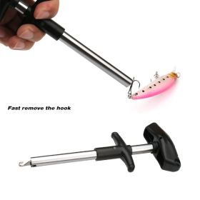 Color: Gray 2pcs - Portable T-type hook remover