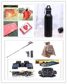 Color: C Set - 8-in-1 hand-held electronic altimeter Mountaineering portable fishing barometer compass altimeter