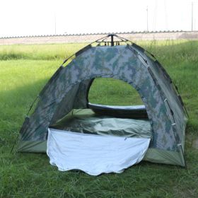 style: C, quantity: Double - Outdoor Travel Tent 3-4 People Camouflage Mountaineering Tent Beach Camping Tent