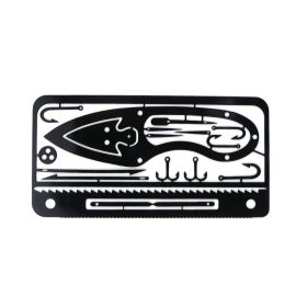 style: H - Multifunctional Fishing Card, Field Survival Tool Card, Fishing Equipment, Portable Fishing Hook Card