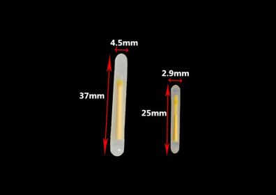 Color: Cassette 2 pieces L size - Glow Sticks, Luminous Sticks, 2 Pcs, 5 Sticks, Night Fishing Glow Sticks, Accessories