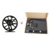 Color: Black, Model: A3 with winder - Fly fishing wheel CNN cutting fly wheel