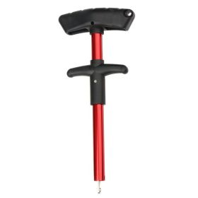 Color: Red pole, Size: S - Portable T-shaped hook extractor