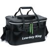 Color: Black, Specification: 45x26x25cm - Mounchain Fishing Portable EVA Folding Bucket Water Tank Fish Storage Box for Live Fish fishing tackle boxes