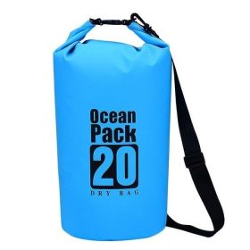 Color: Bule, Size: 30L-2, style:  - Waterproof Dry Bag