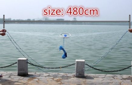 Color: White, Size: 4.8M - Fishing Net Tool