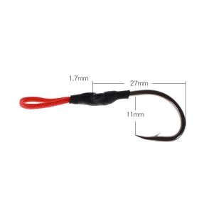 style: B - Large Black Bold Iron Plate Hook With Barbs