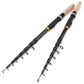 Color: A, style: 2.1m - Short Portable Shrink Lure Pole Short Sea Pole