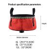 Portable Bucket Double-layer Folding Washbasin Laundry Basin Footbath Fishing Bucket For Outdoor Camping 12L blue