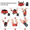 Portable Bucket Double-layer Folding Washbasin Laundry Basin Footbath Fishing Bucket For Outdoor Camping 12L blue
