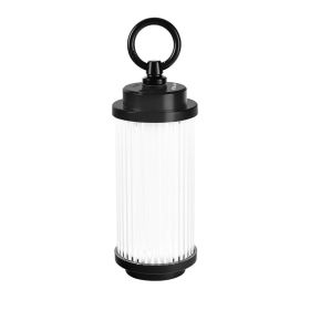 Outdoor Portable Led Camping Lantern Usb Type-c Rechargeable Multi-function Flashlight Emergency Light Black N Pole
