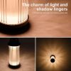Outdoor Portable Led Camping Lantern Usb Type-c Rechargeable Multi-function Flashlight Emergency Light Black N Pole