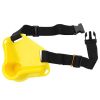 Universal Fishing Belt Belly Protector Oxford Cloth Sea Fishing Rotating Waist Rod  Holder Adjustable Fishing Equipment Yellow