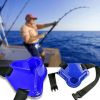 Universal Fishing Belt Belly Protector Oxford Cloth Sea Fishing Rotating Waist Rod  Holder Adjustable Fishing Equipment Yellow