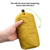 Ultralight Single Person Mesh Tent Outdoor Breathable Waterproof Portable Adjustable Tent for Camping Fishing Yellow
