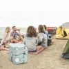 5.3 Gallon 20 L Portable Potty Commode for RV Camping Indoor Outdoor  - Color: Gray