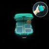 Small 10 Compartments Waterproof Hard Fishing Tackle Box Case, Hooks Lure Baits Storage Box