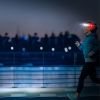 COB LED Rechargeable Headlamp With Warning Taillight Super Bright For Camping Climbing Hiking Fishing Night Reading Running black with red tail light