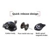12+1BB Baitcasting Reel 6.3:1 Fish Reel Fishline Wheel Magnetic Brake Anti-explosion Fishing Wheel Matte black_Right hand