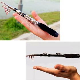 Super Hard Mini Fishing Rod 1-2.3m Fishing Tackle Equipment Practical ToolY6ZX
