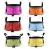 6/8/12L Folding Washing Basin 8.5L Outdoor Hiking Camping Bucket Portable Water Pot Scarlet_12L