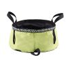 6/8/12L Folding Washing Basin 8.5L Outdoor Hiking Camping Bucket Portable Water Pot Scarlet_12L