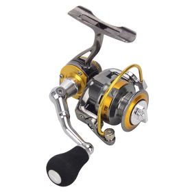 Mini Small Ice Fishing Spining Reel All Metal Mini 3+1BB Zinc Alloy Spinning Reels  Gold_full metal spinning reel